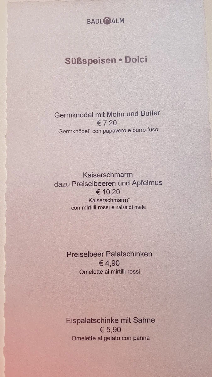 Speisekarte photo 4