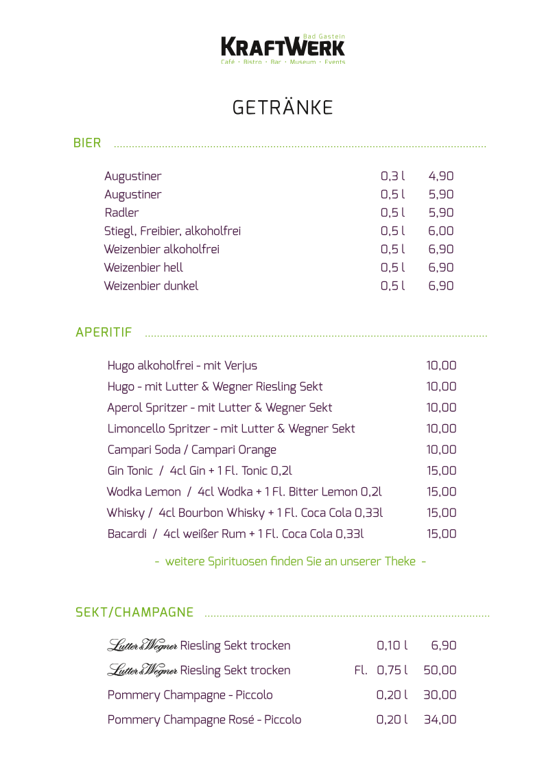 Speisekarte photo 1