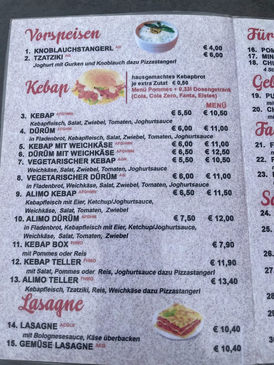 Speisekarte photo 4