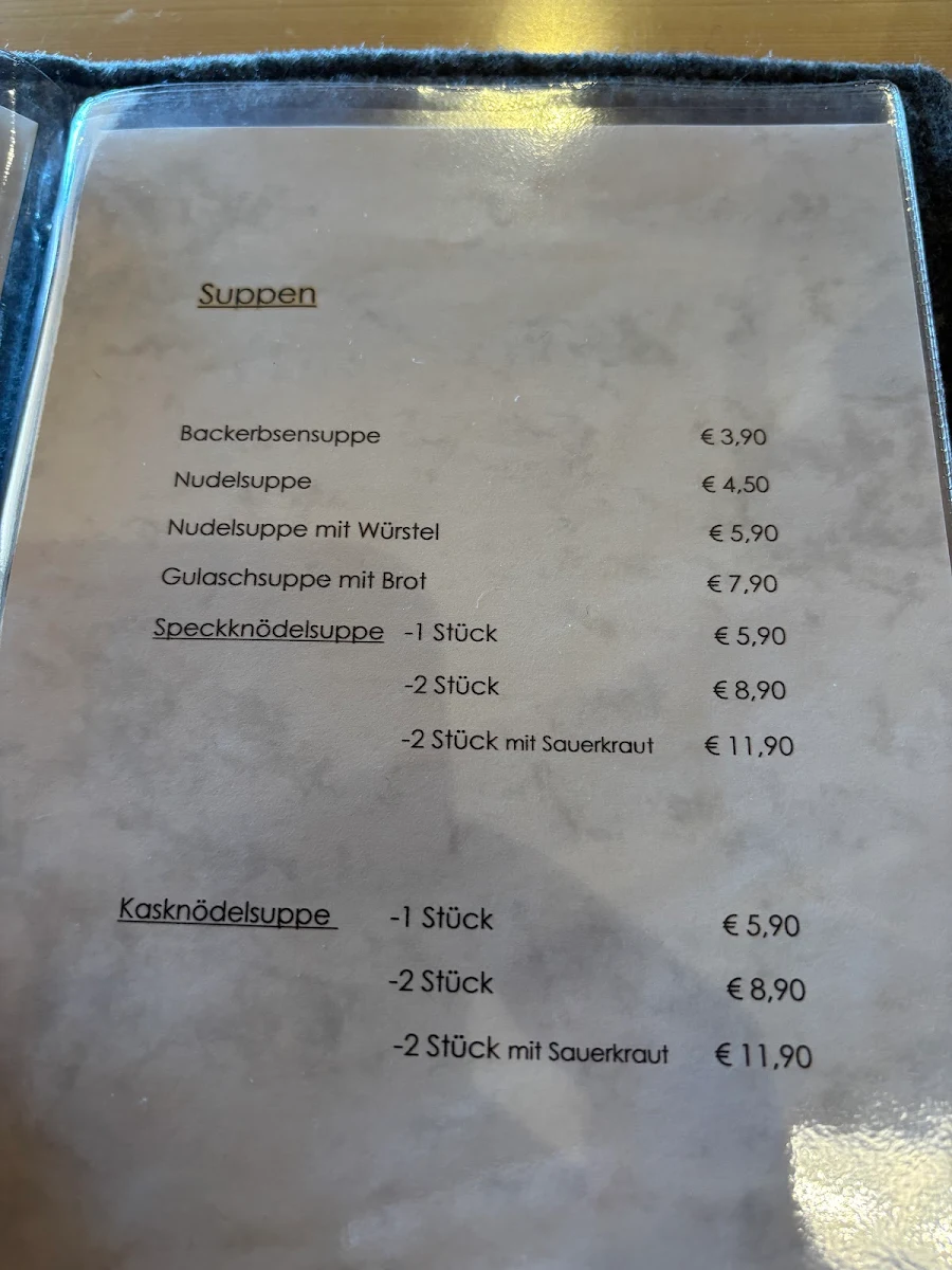 Speisekarte photo 1