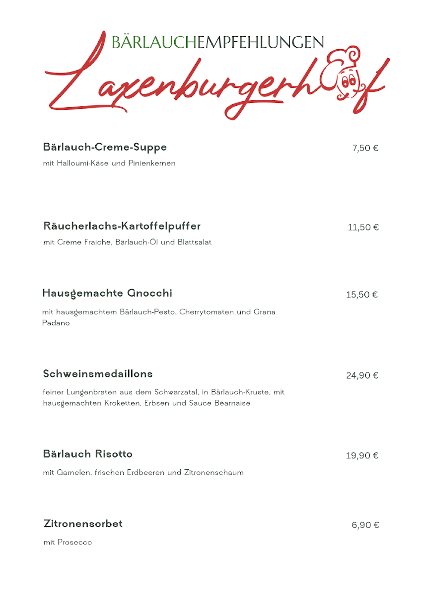 Speisekarte photo 4
