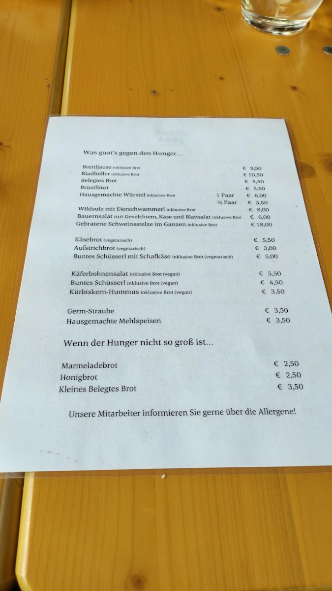 Speisekarte photo 1