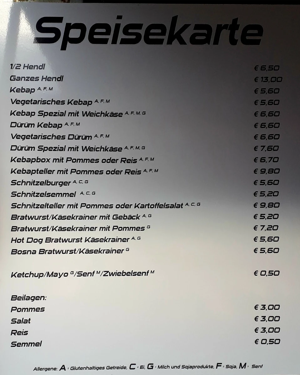 Speisekarte photo 1