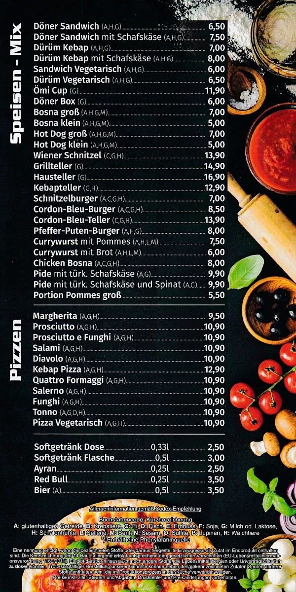 Speisekarte photo 1