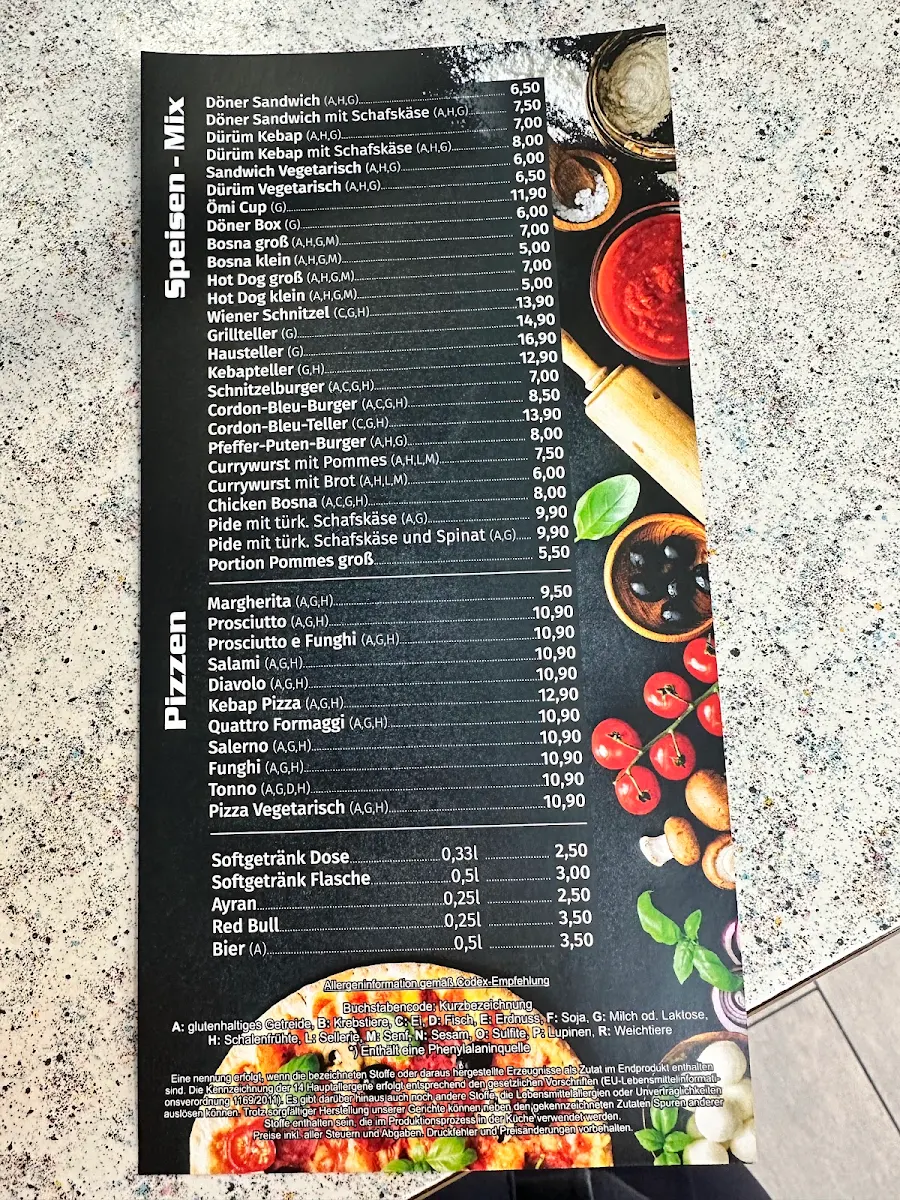 Speisekarte photo 3
