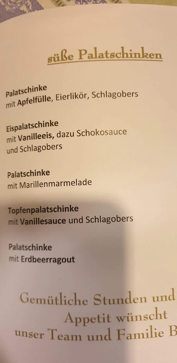 Speisekarte photo 2