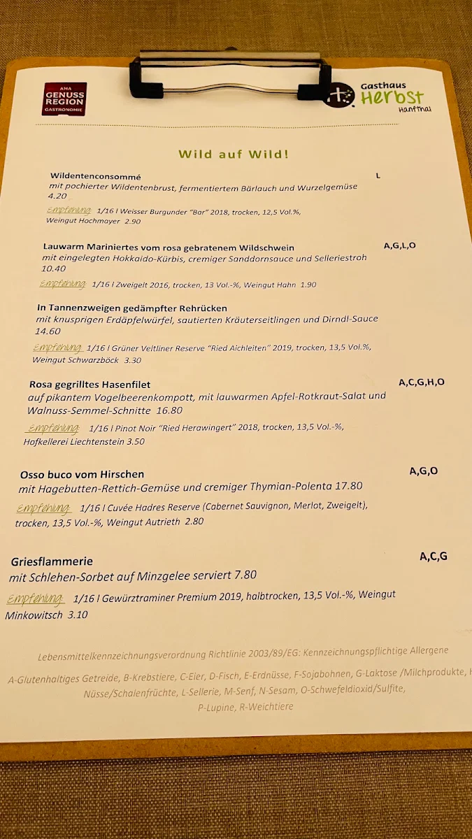 Speisekarte photo 7