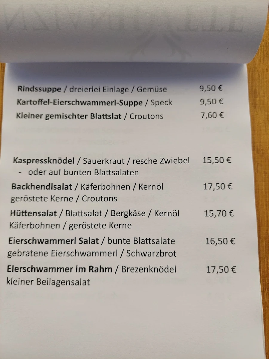 Speisekarte photo 1