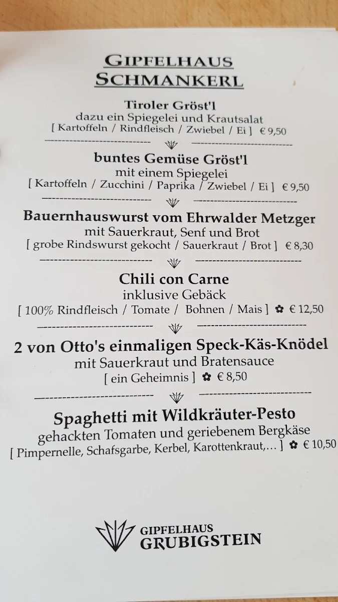 Speisekarte photo 2