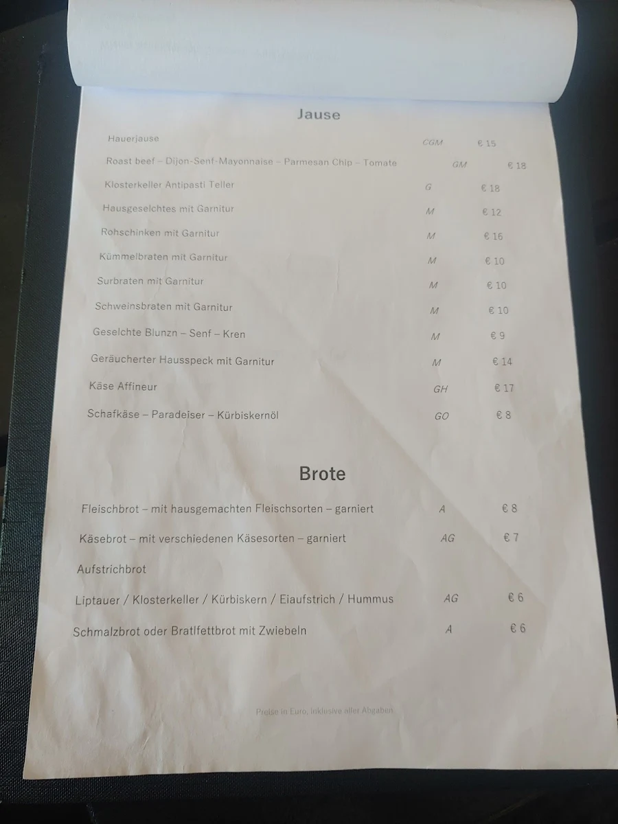 Speisekarte photo 2