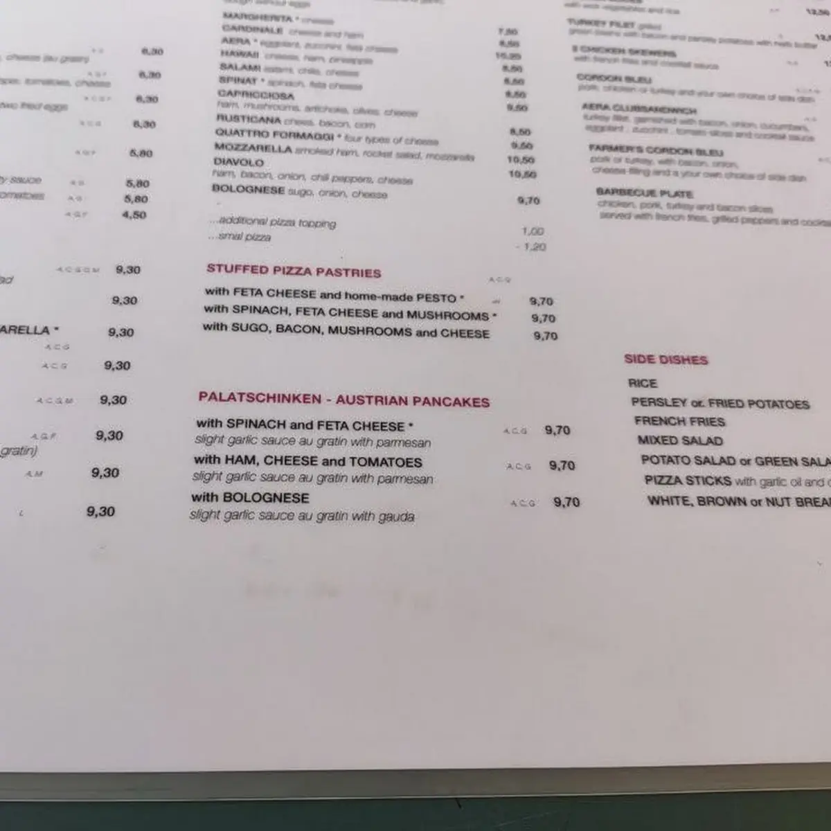 Speisekarte photo 5