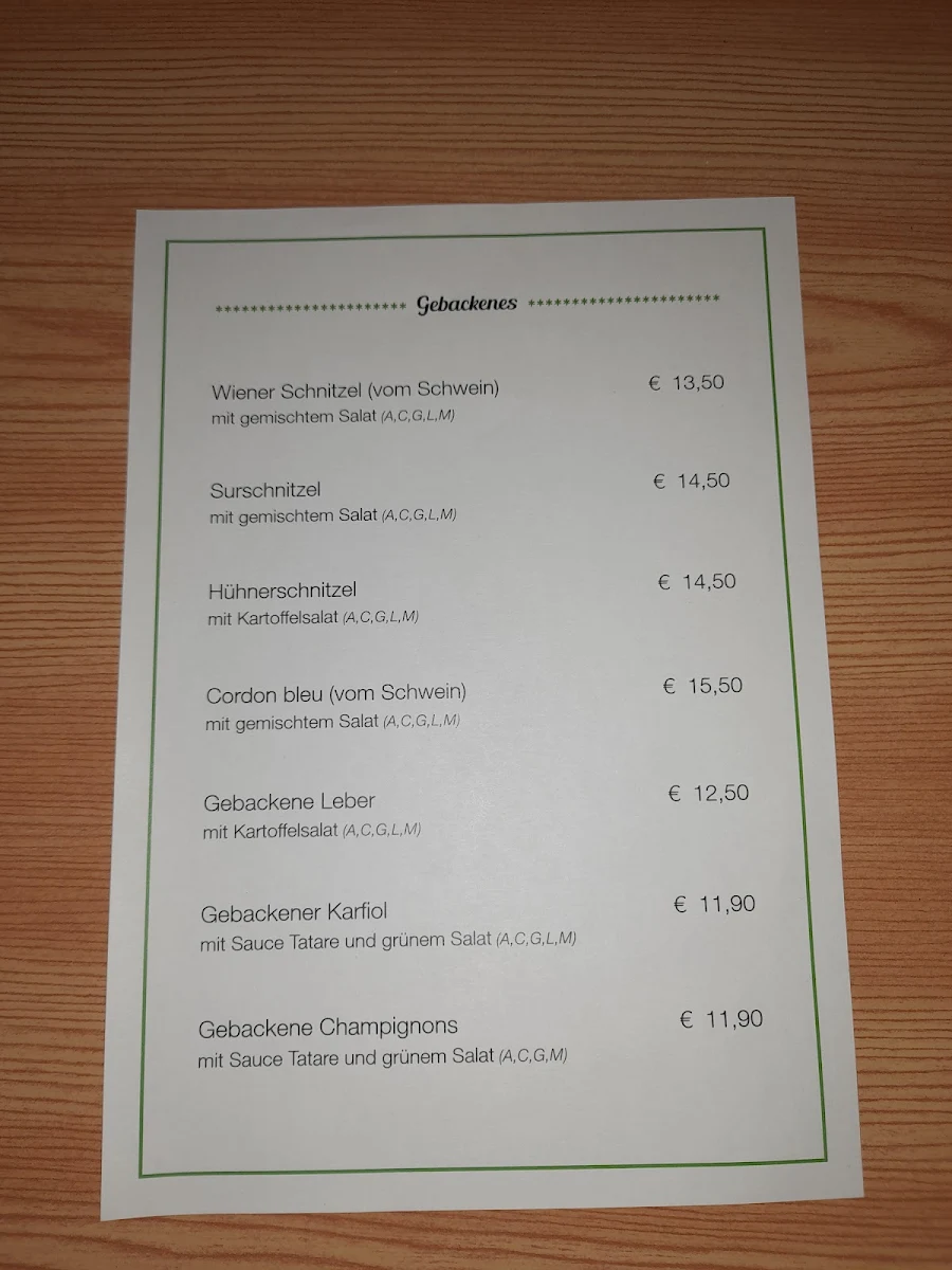 Speisekarte photo 6