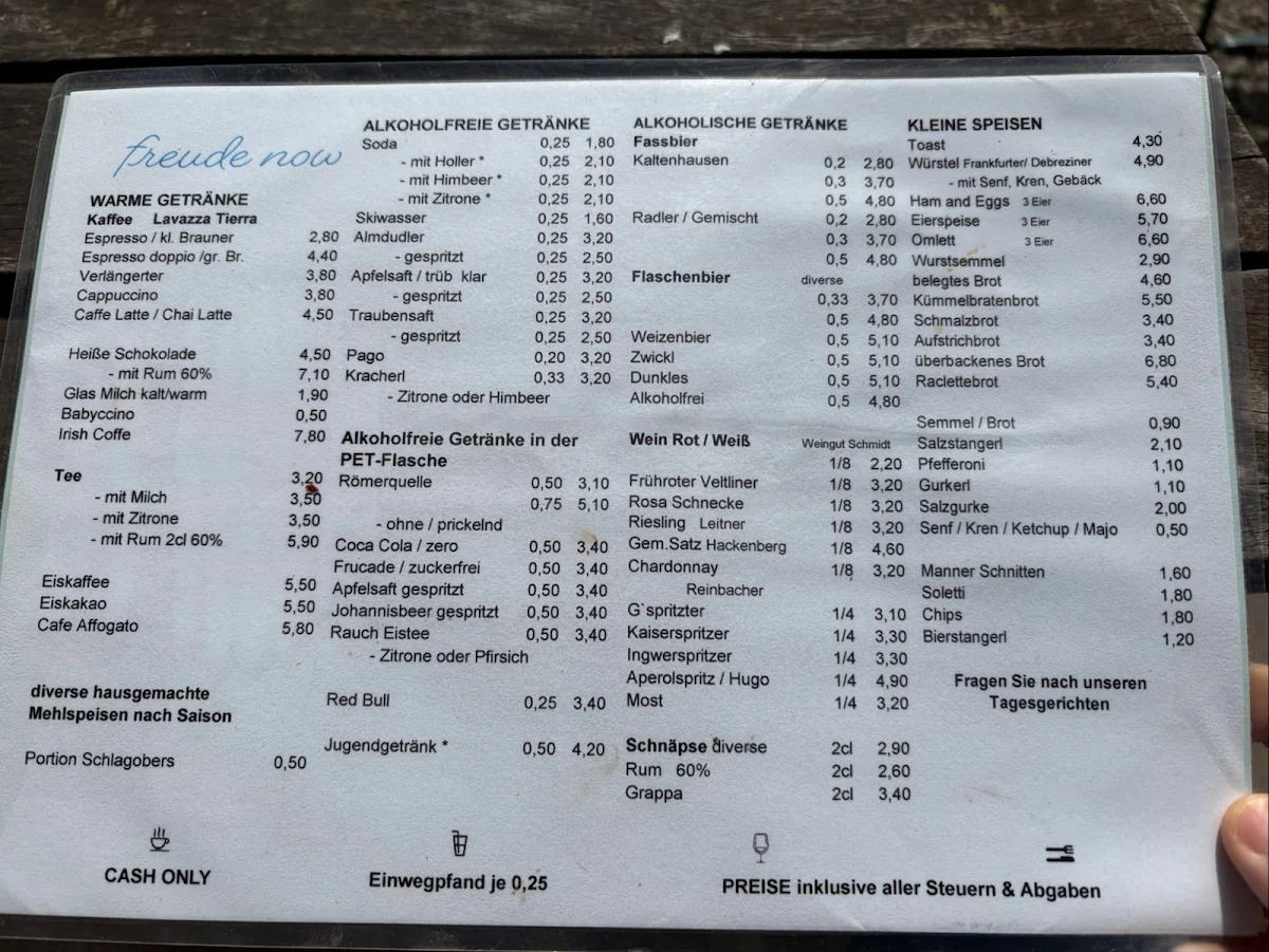 Speisekarte photo 1