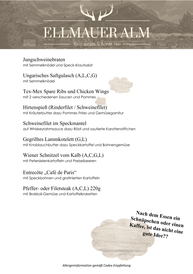 Speisekarte photo 3