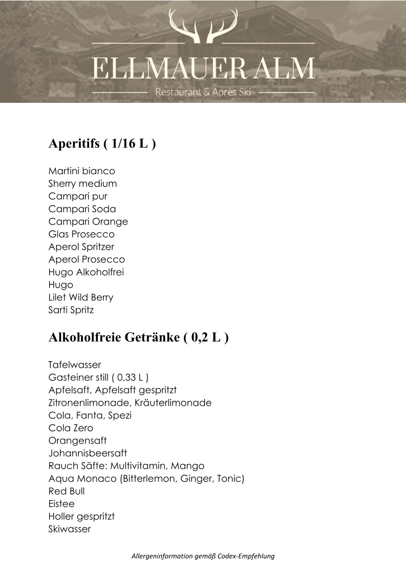 Speisekarte photo 9