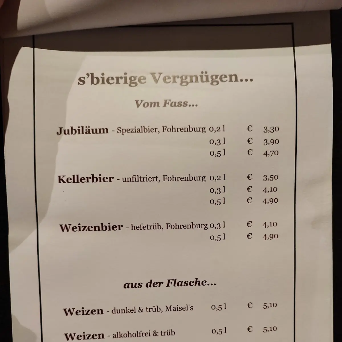 Speisekarte photo 8