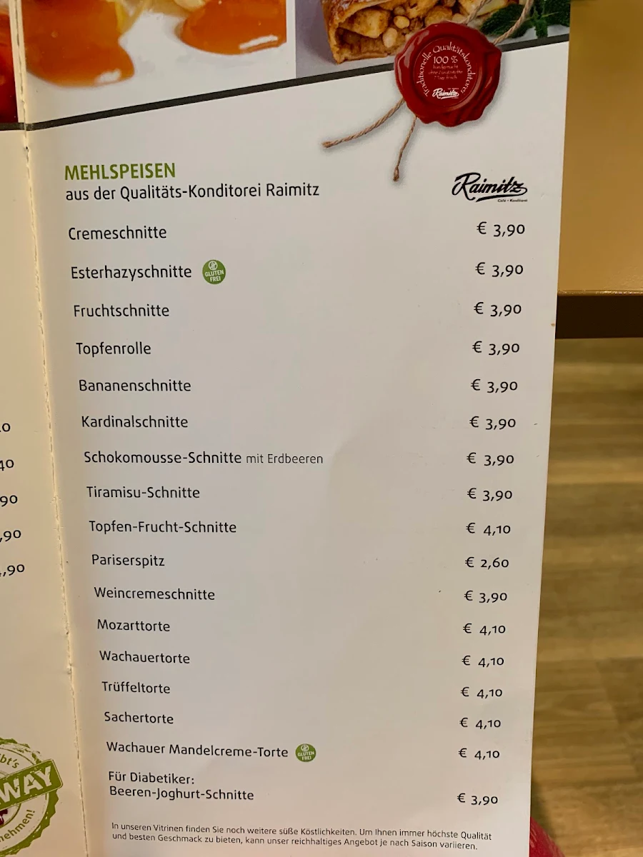 Speisekarte photo 1