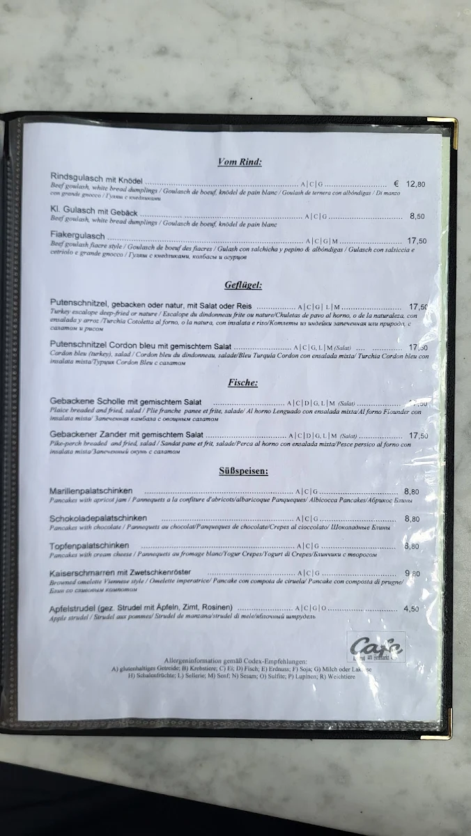 Speisekarte photo 2
