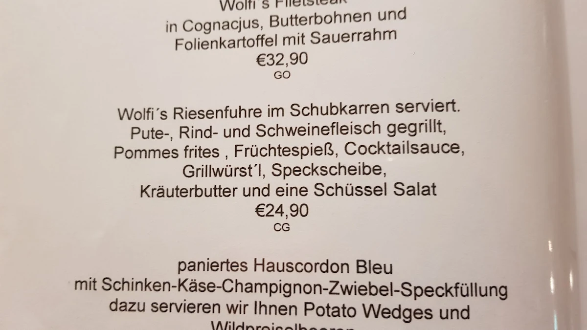 Speisekarte photo 1