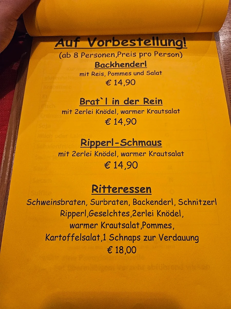 Speisekarte photo 1