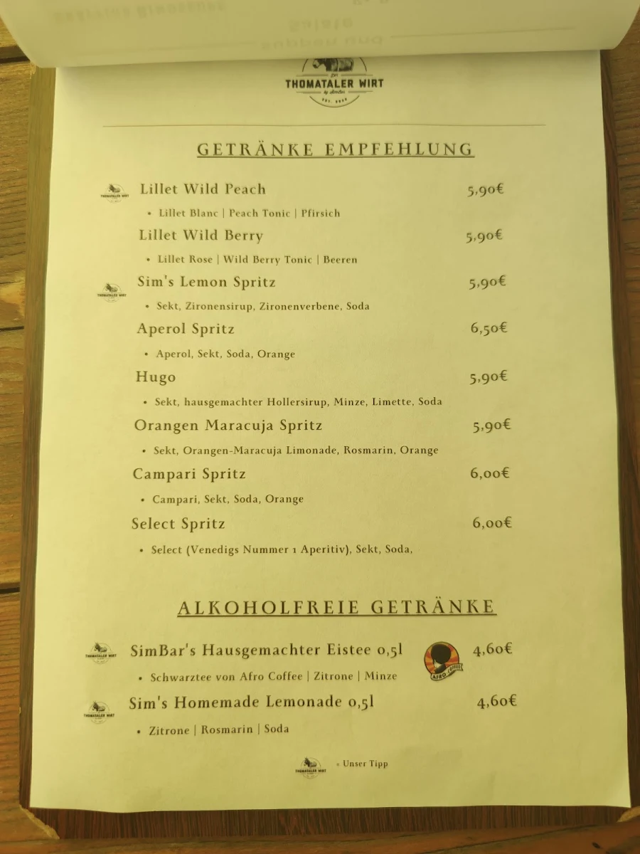 Speisekarte photo 10