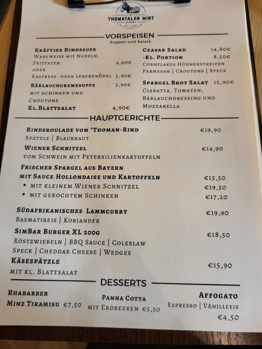Speisekarte photo 7