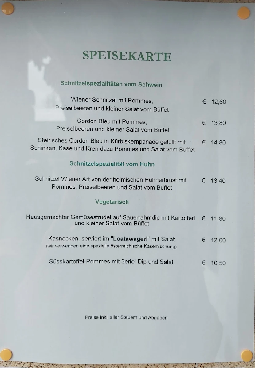Speisekarte photo 1