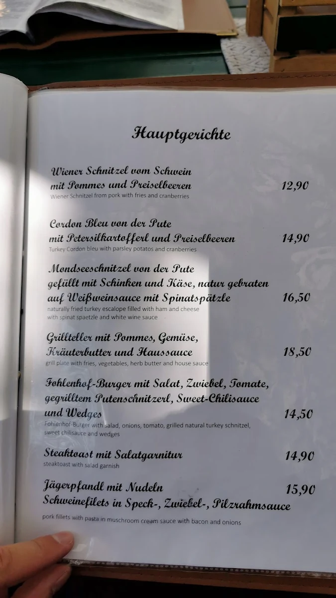 Speisekarte photo 2