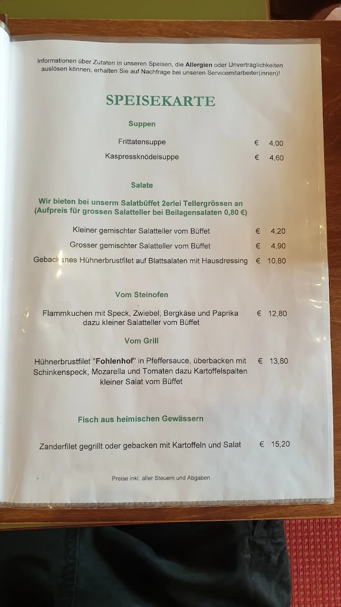 Speisekarte photo 3