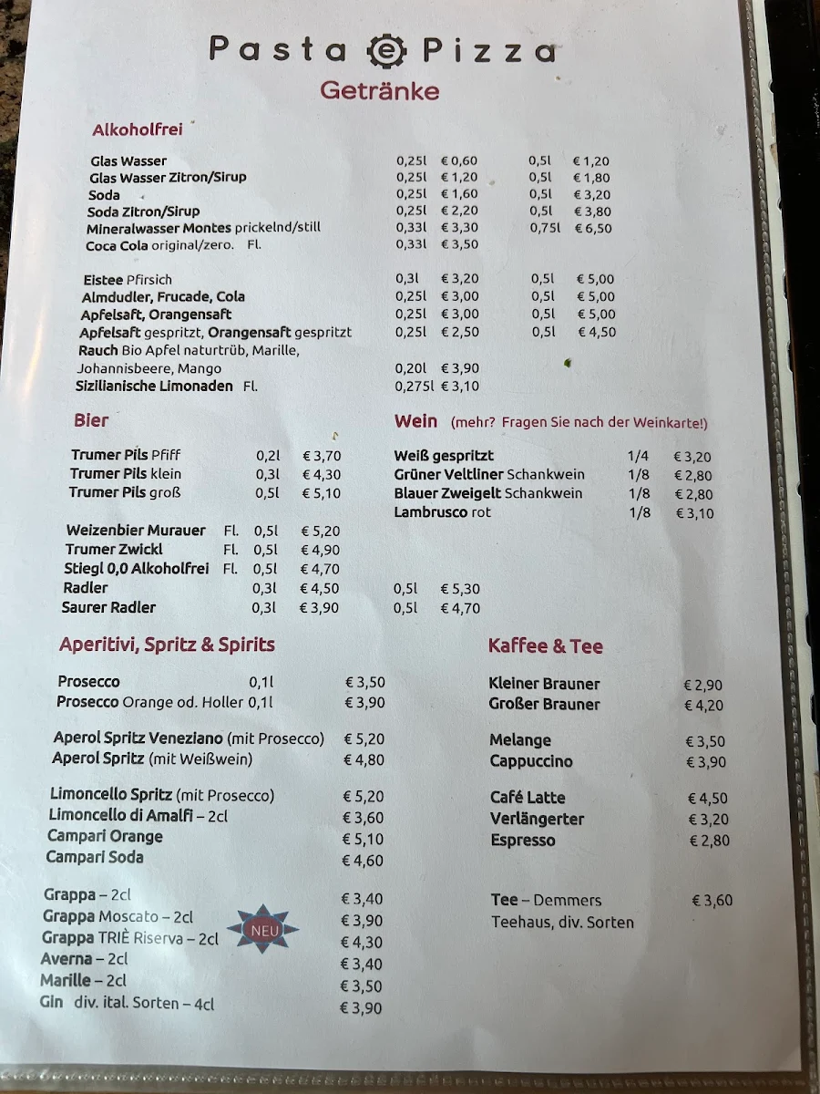 Speisekarte photo 1