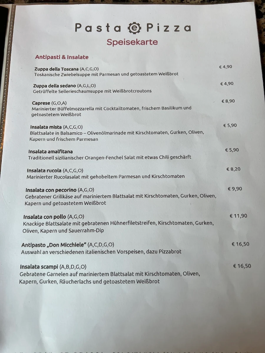 Speisekarte photo 2