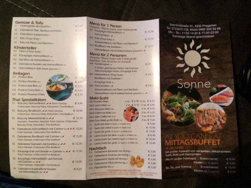 Speisekarte photo 4