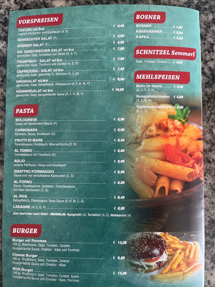 Speisekarte photo 2