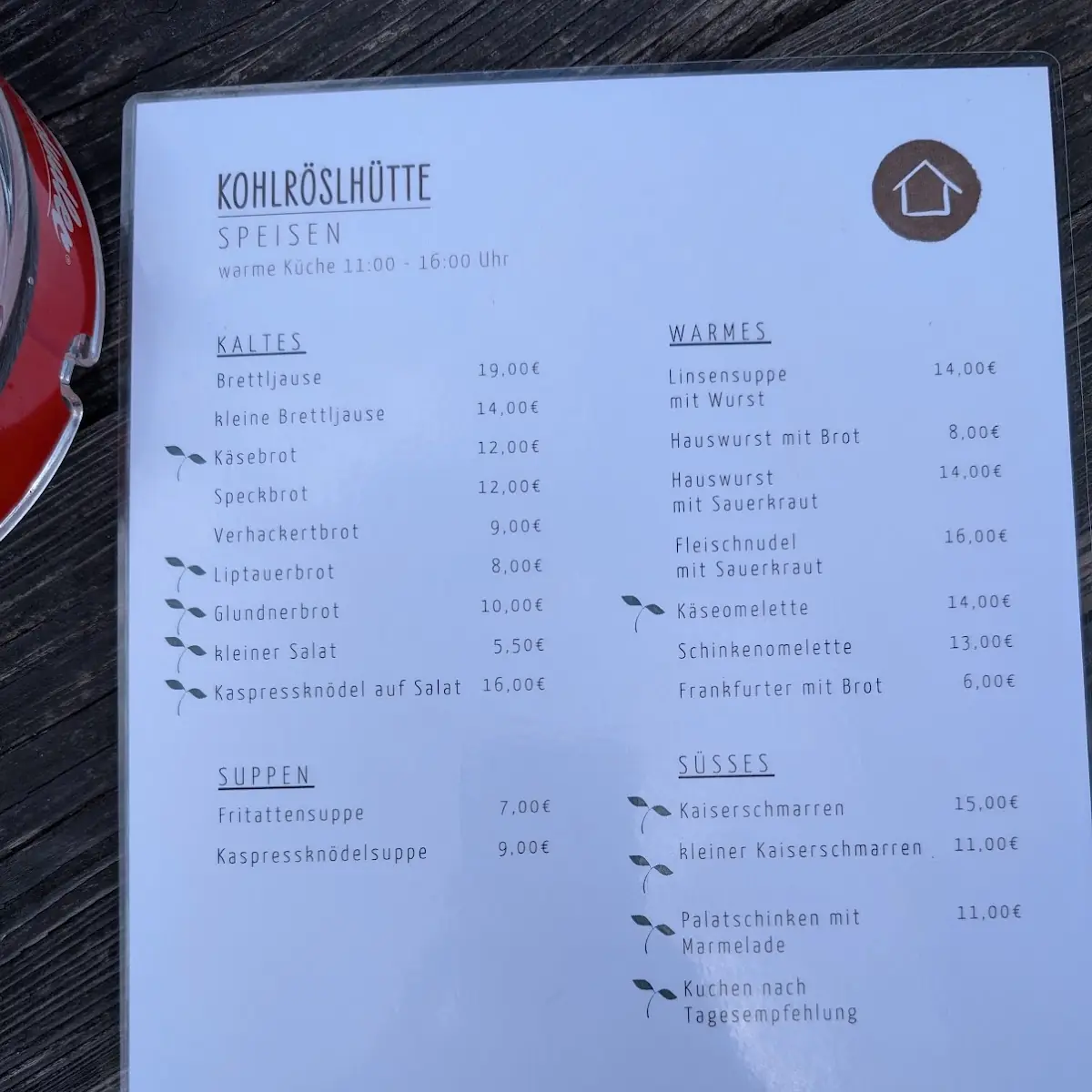 Speisekarte photo 2