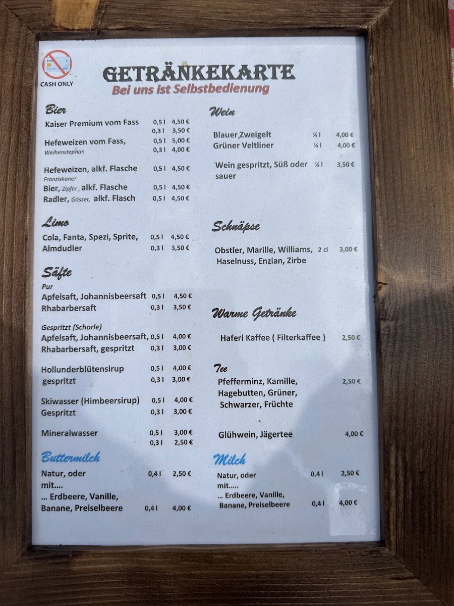 Speisekarte photo 2