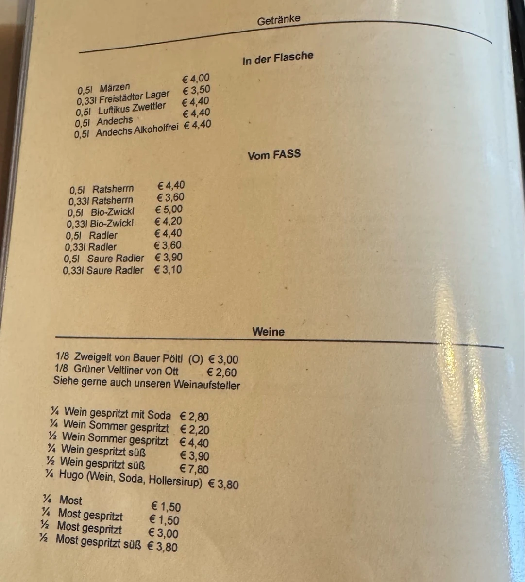 Speisekarte photo 3