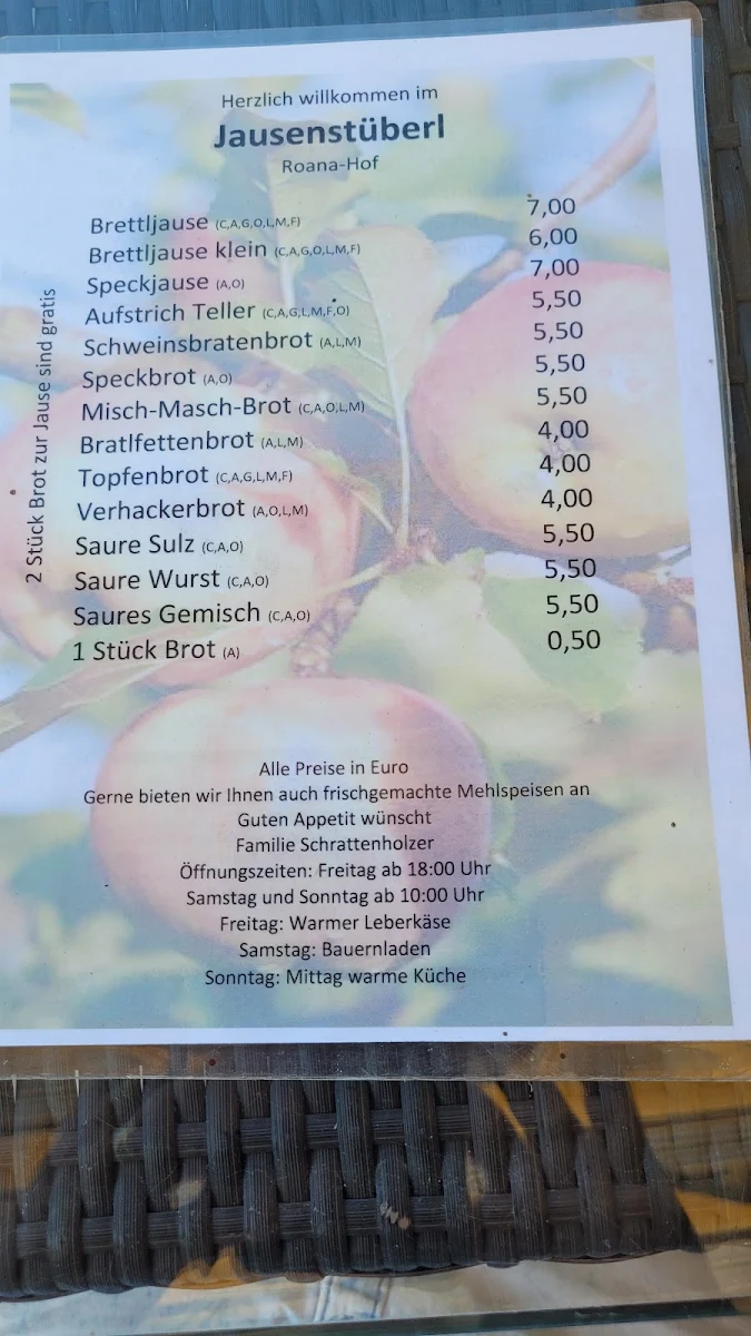 Speisekarte photo 1
