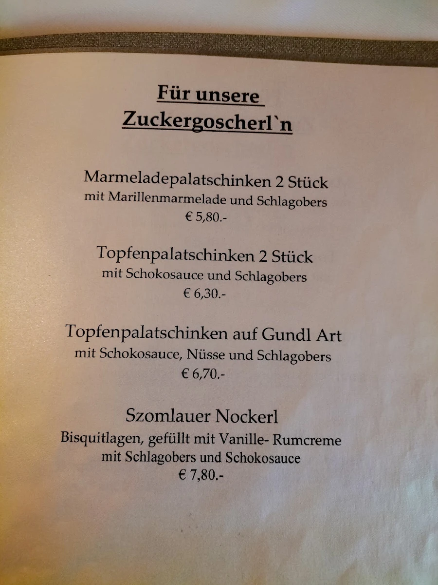 Speisekarte photo 1