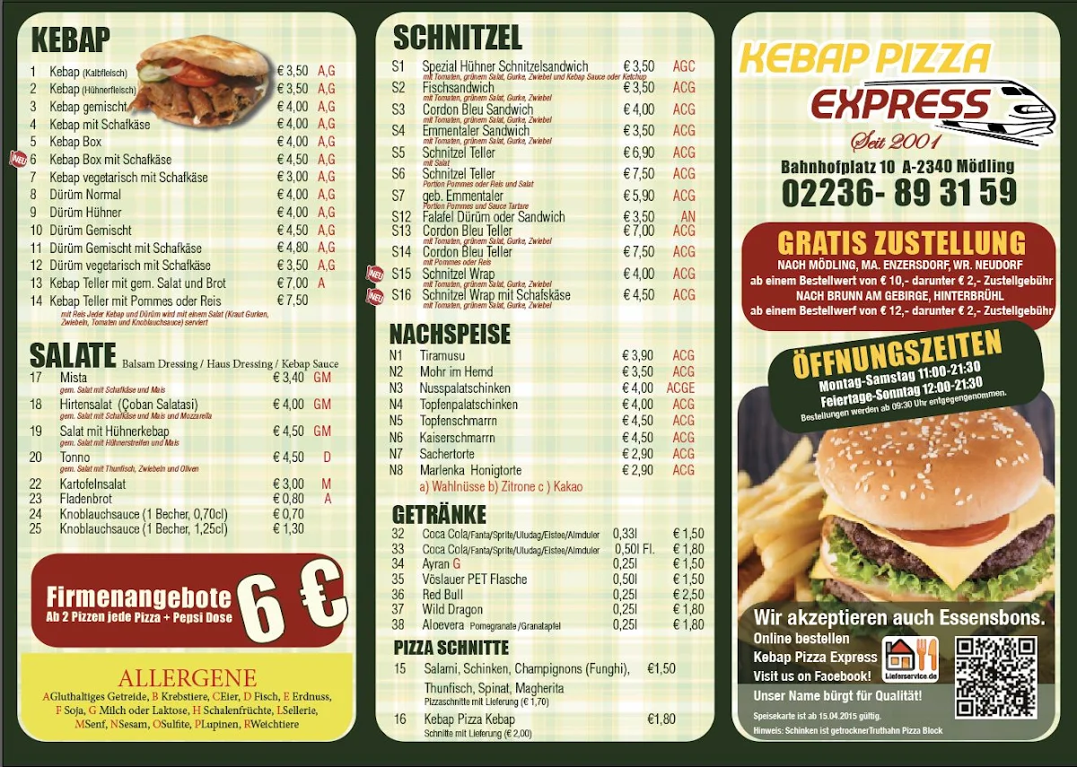 Speisekarte photo 2