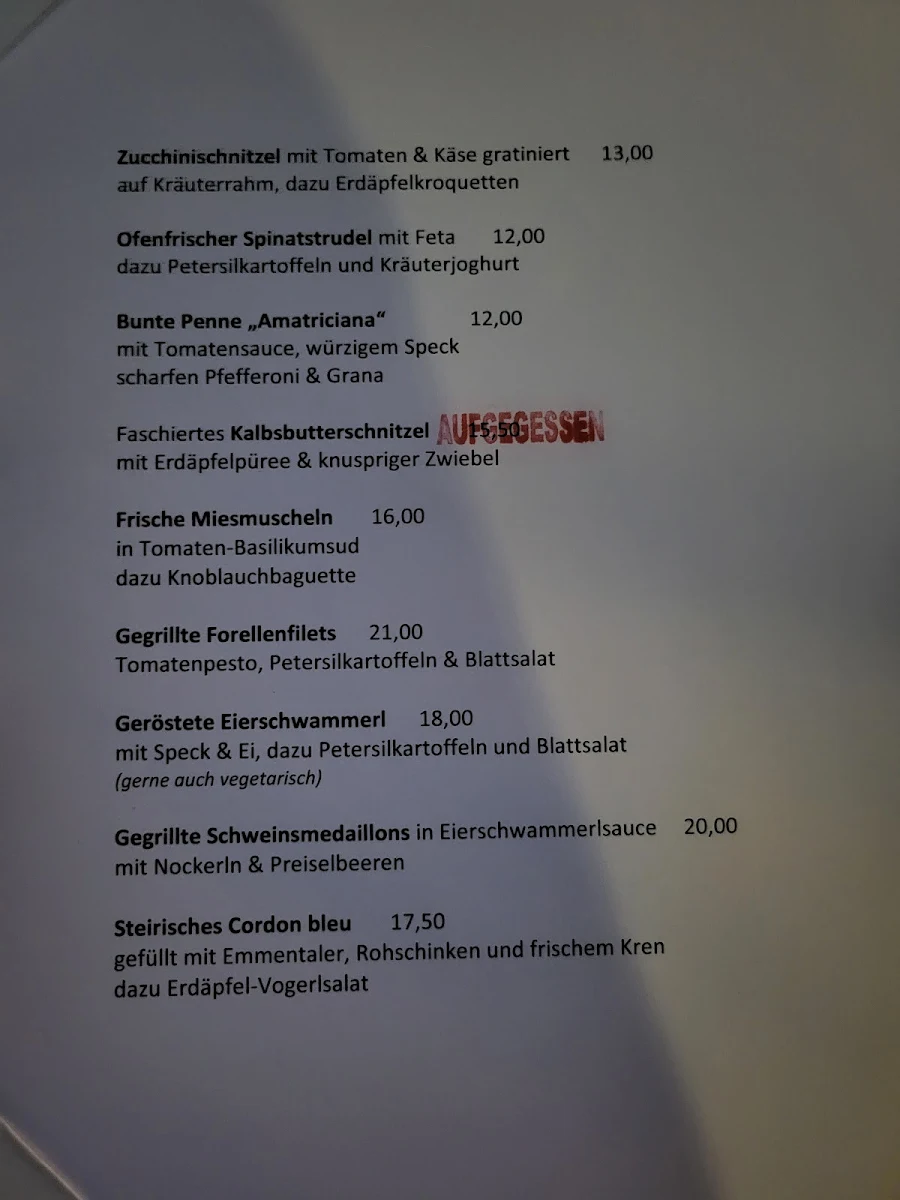 Speisekarte photo 2