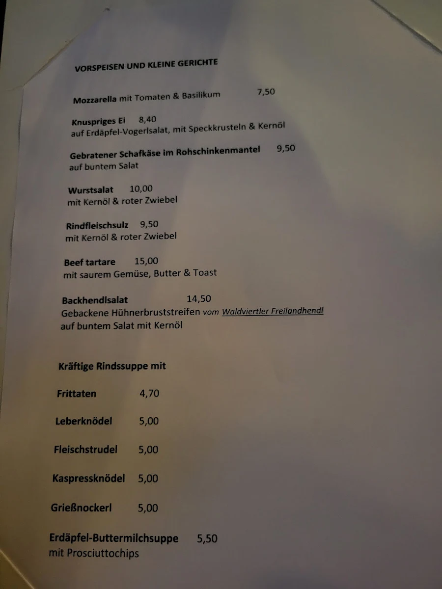 Speisekarte photo 4