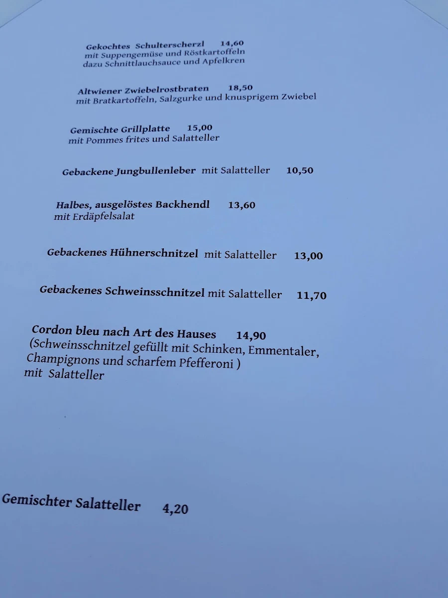 Speisekarte photo 5
