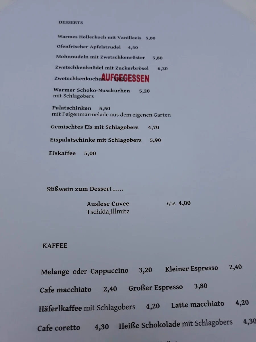 Speisekarte photo 8