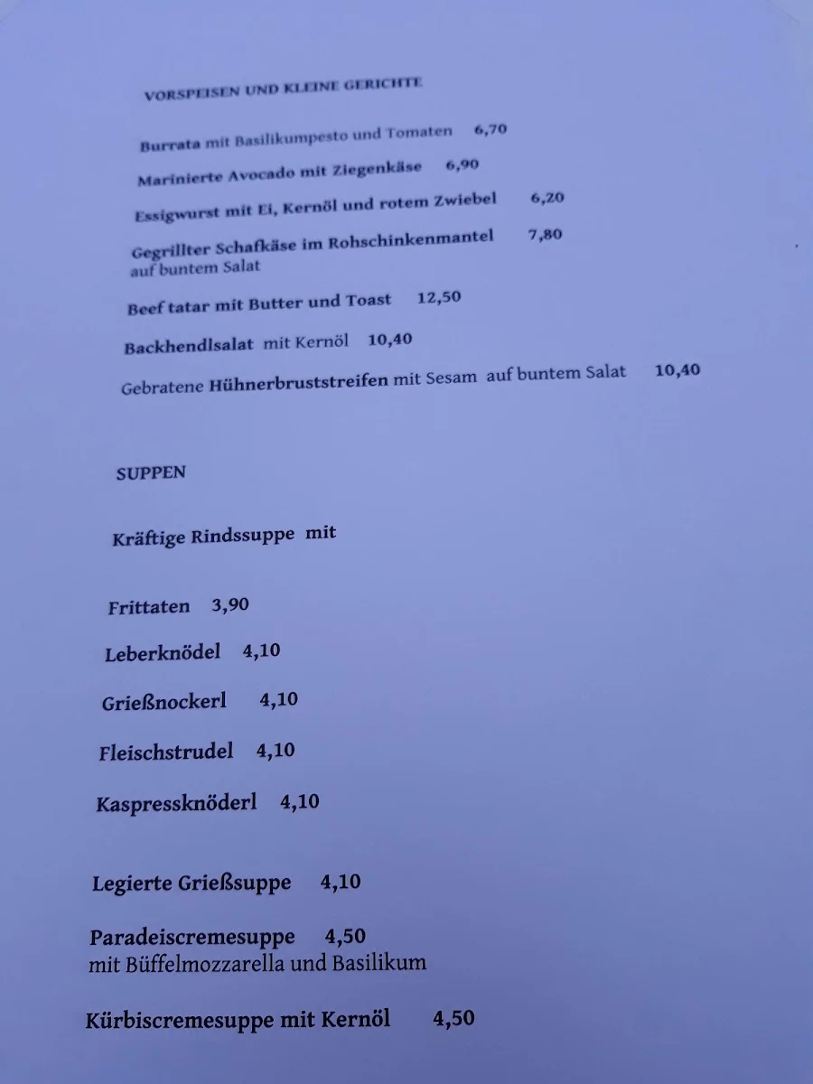 Speisekarte photo 9