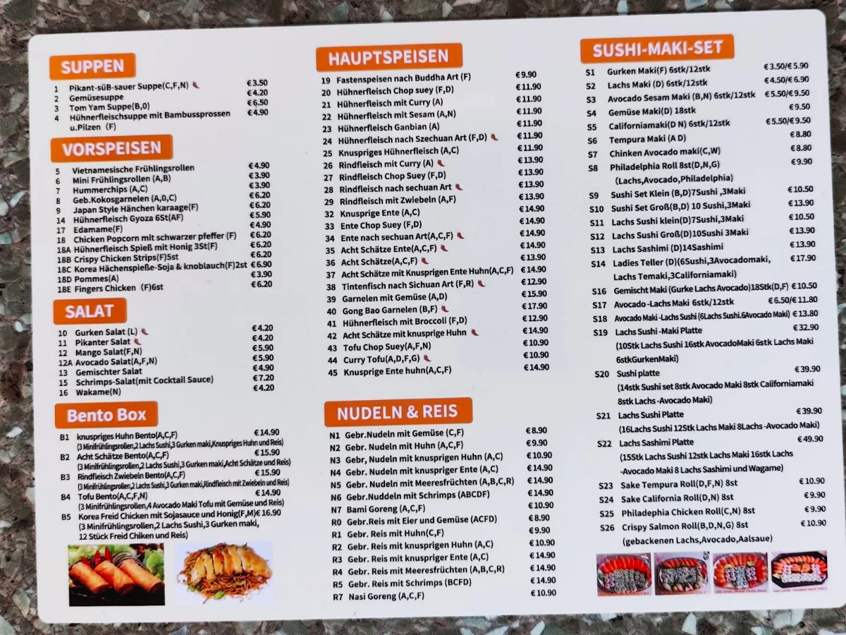 Speisekarte photo 1