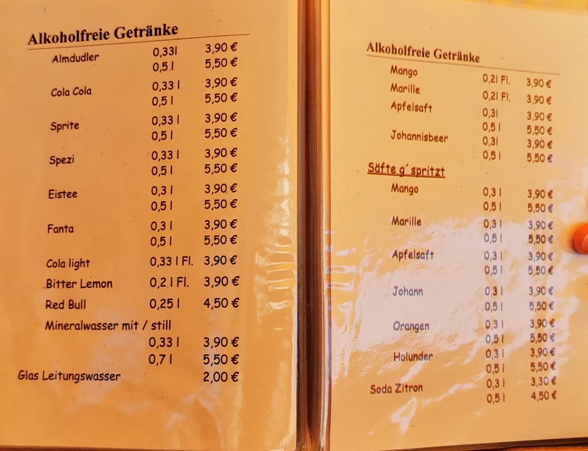 Speisekarte photo 1
