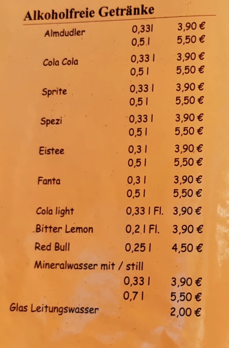 Speisekarte photo 6