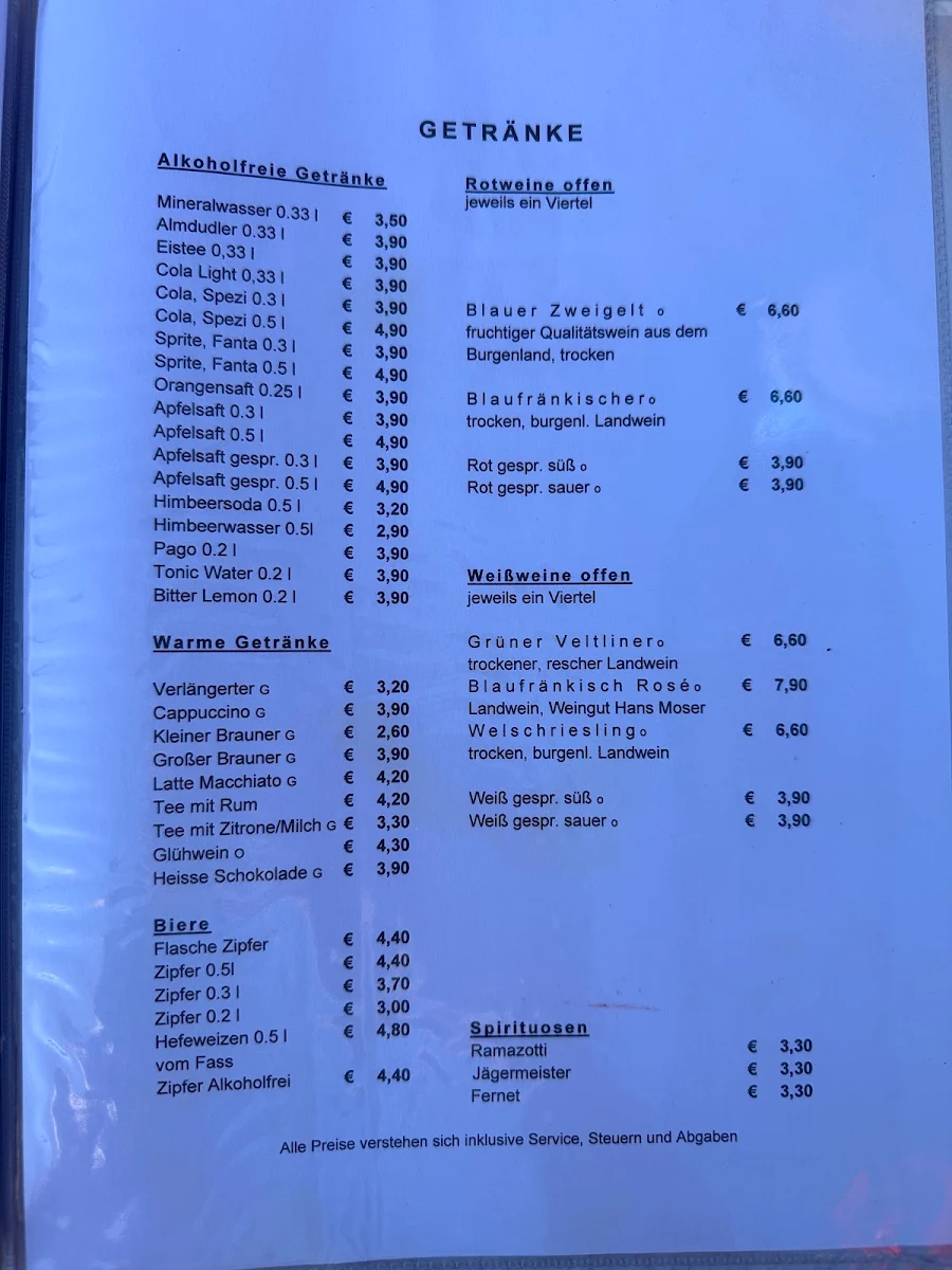 Speisekarte photo 2