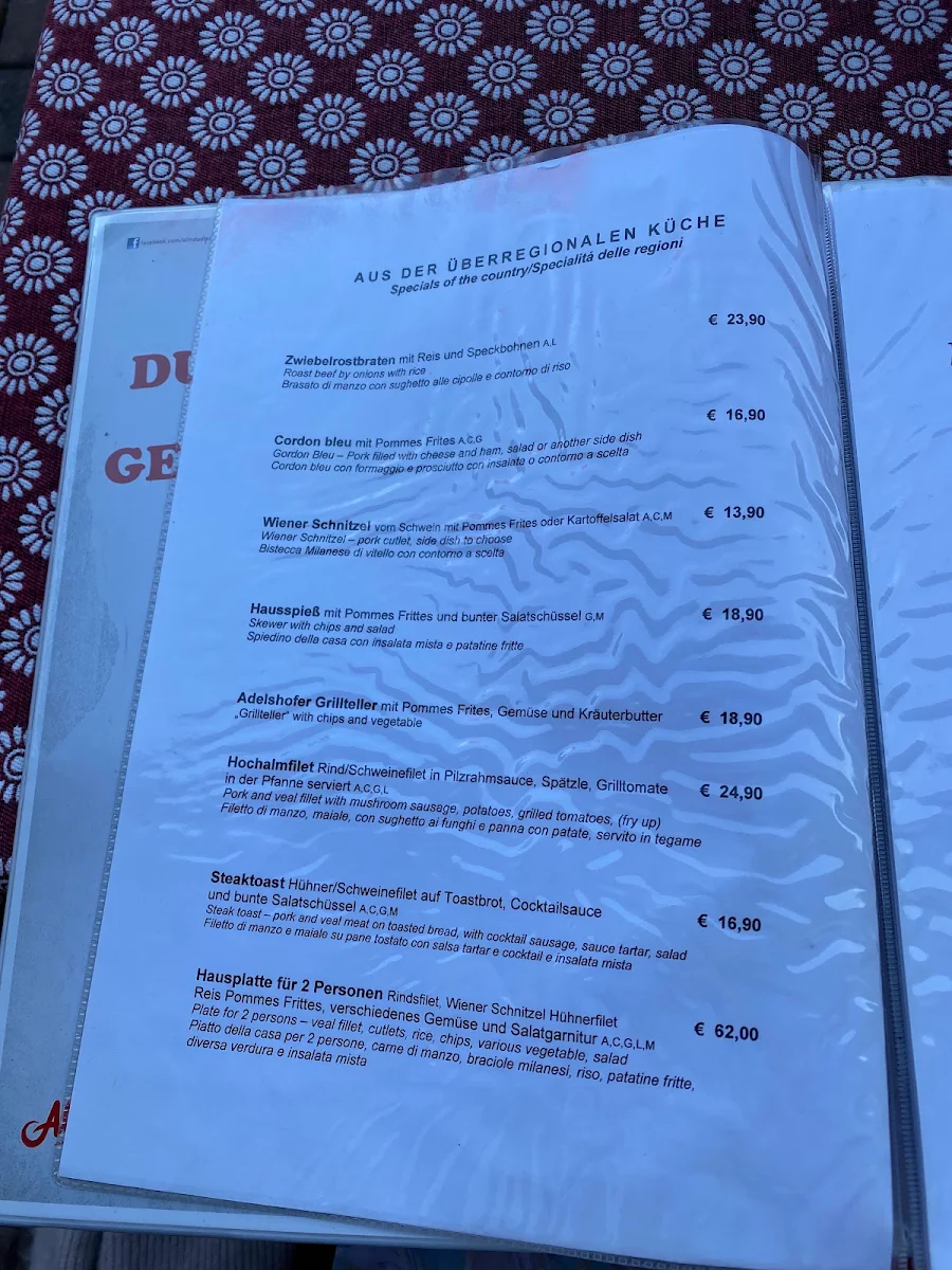 Speisekarte photo 4
