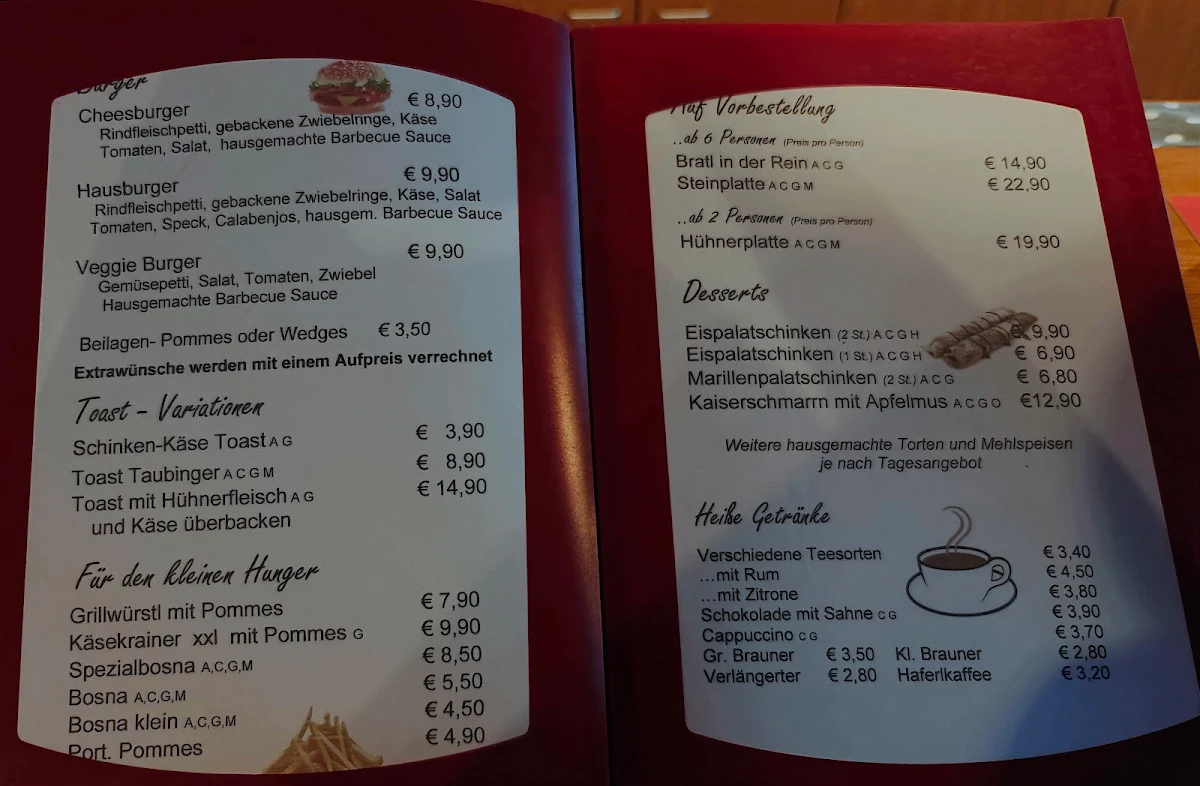 Speisekarte photo 1